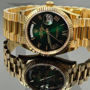 Rolex Day-Date 36 | 128238-0118 | 漸變綠色錶面